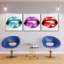 «Lip Pop Trio», reproduction sur toile-1815714120