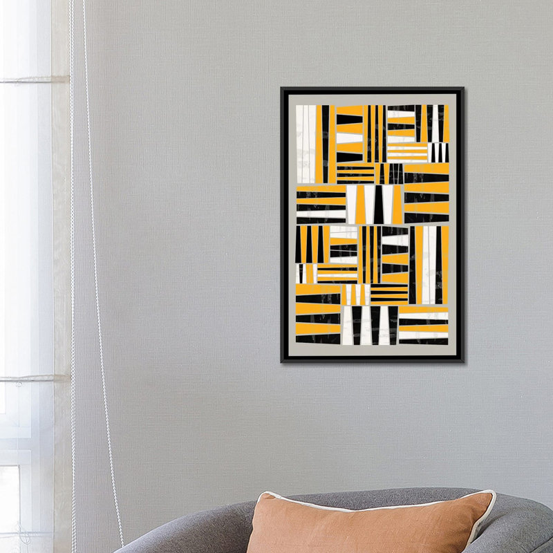 « color shot iv », reproduction d’impression sur toile, H 26 po x l 18 po x P 1,5 po, Toile avec cadre noir, Pas de tapis