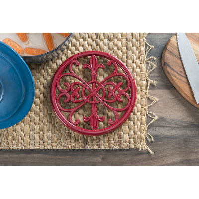 Sous-plat en fonte Fleur De Lis