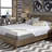 4.5" Memory Foam and Fiber 2 Piece Mattress Topper-24782003
