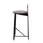 De 3 comptoirs, noir et brun noyer. Structure en métal robuste, capacité de 220 lb. Sièges au design ergonomique. Look moderne et minimaliste. Polyvalent pour différents espaces. Tabouret de bar facile à installer 3,