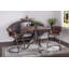 Industrial Loft Round Solid Wood Dining Table