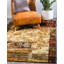 Tapis beige tissé à la machine Adetomiwa-25786481