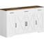 55 Inch Buffet Cabinet With Drawers,