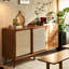 Buffet en rotin de bois massif-213848156