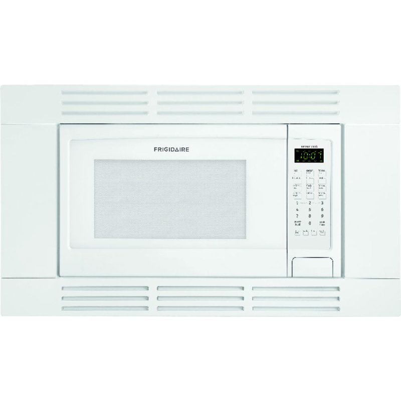 Frigidaire 21.75" 1.6 cu ft. 1550 - Watt Recirculating Built-in Microwave with Sensor Cooking, White