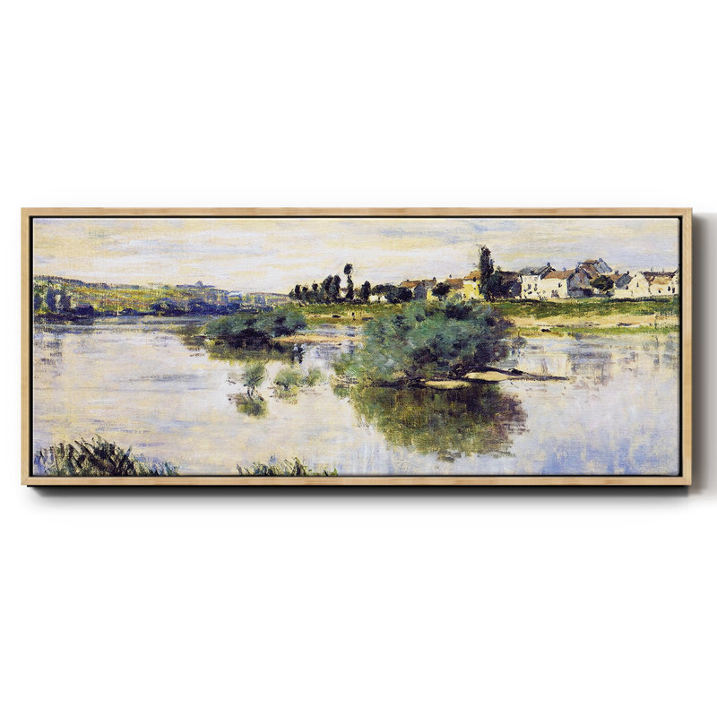La seine à Lavacourt, 1878 - Toile encadrée