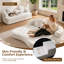 Full / Double 70.07 " Upholstered Convertible Sofa-742380995