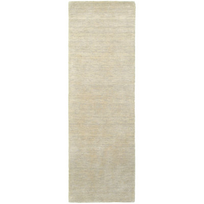 Nala Beige Grey Hand-Tufted Wool Rug