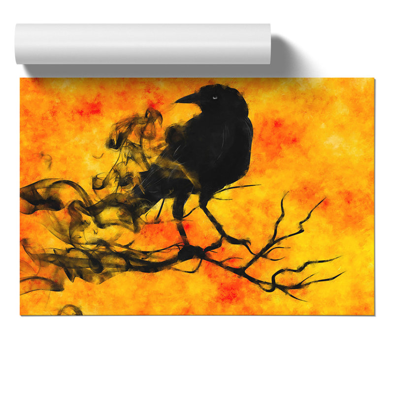Raven Bird Vol.1 - No Frame Print, 30cm H x 42cm W x 0.1cm D