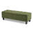 Green Boucle Storage Ottoman Bench With Rubber Wood Legs, 300 Lbs Capacity | Gift Idea-1535671036