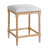 Alden 26'' Rustic Acacia Wood Counter Stools With Foam-Padded Seat And Open Airy Backless Design-118026635
