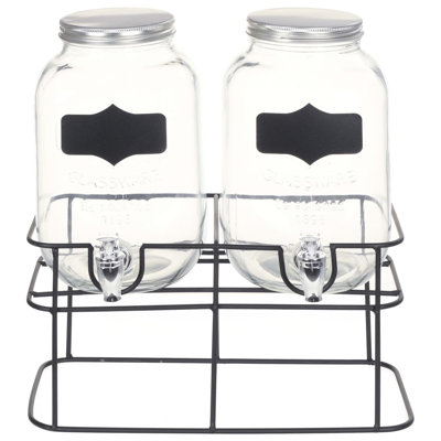 2 Piece Beverage Dispenser Set
