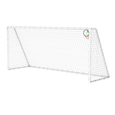 Filet de jardin portatif 7x16 pi avec filet de haute résistance pour l'entraînement des enfants et le jeu en plein air