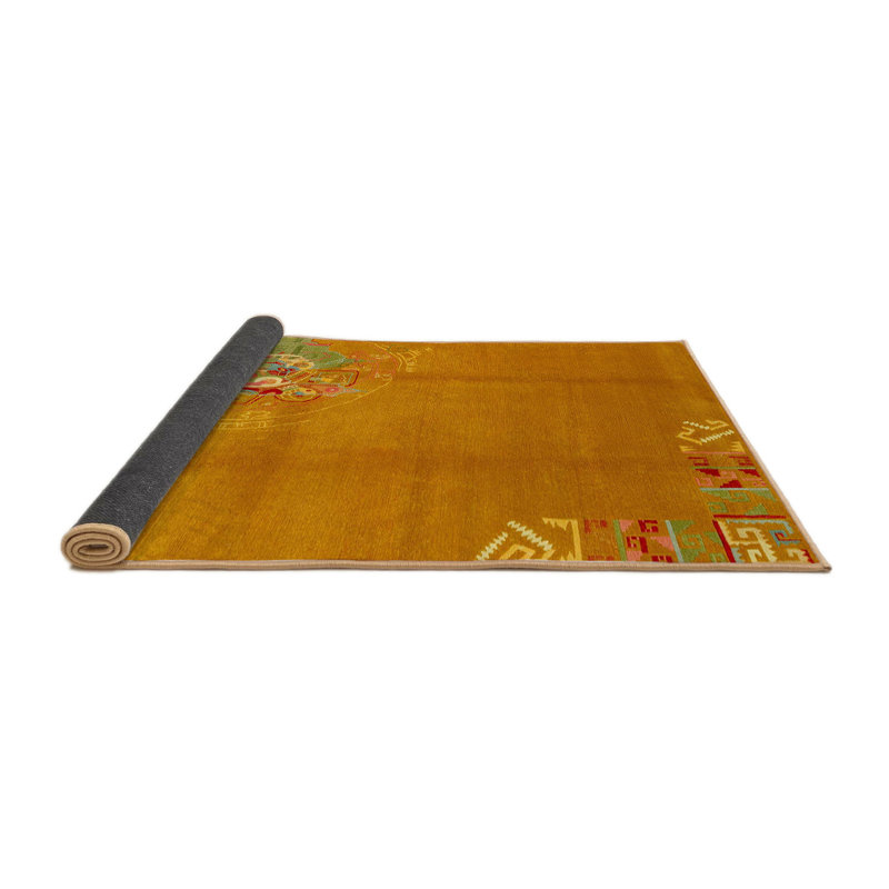 Abstract Indoor Rug, Round 7'