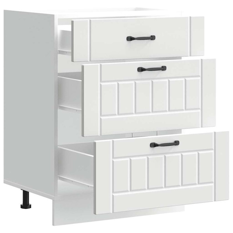 Atsabe Standard Base Cabinet, White, 81.5cm H x 60cm W x 46cm D
