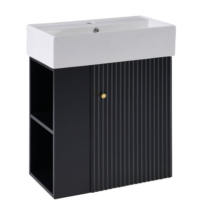 Meuble-lavabo flottant moderne 21,6 po