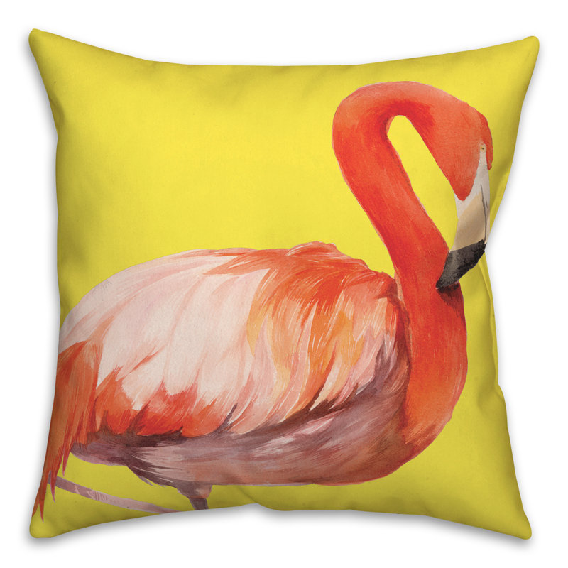  Housse de coussin d'extérieur carré et insert, Jaune