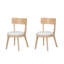Chaises de salle à manger rembourrées Titus