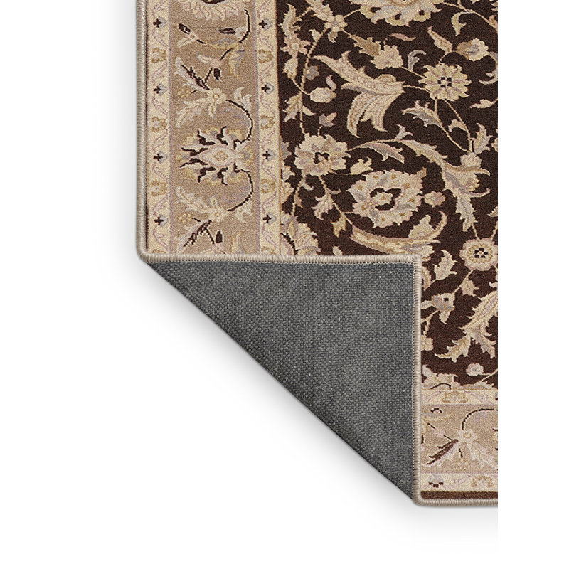 Tapis oriental brun / beige Lave, Rectangle 8 pi x 12 pi