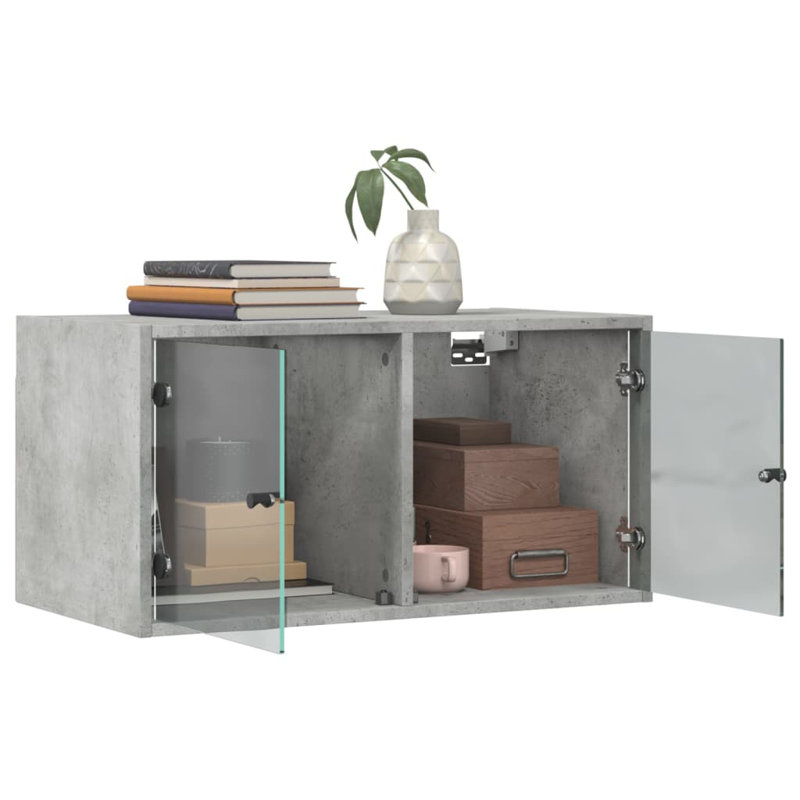Mataya Standard Accent Cabinet, Concrete Grey