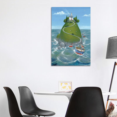 The Island by Peter Adderley - Wrapped Canvas Gallery-Wrapped Canvas Giclée