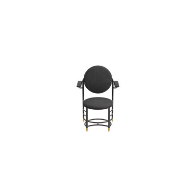 Frank Lloyd Wright Racine Signature Guest Chair with Arms