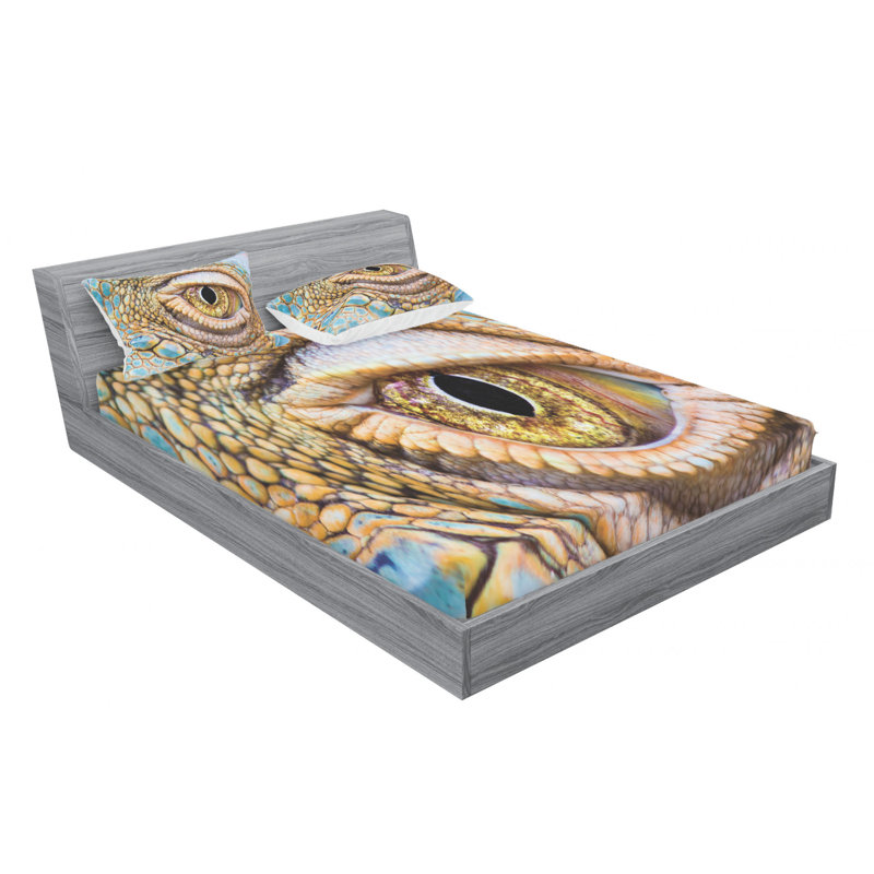 Microfiber Sheet Set, Queen Sheet Set with Fitted Sheet