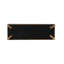  Banc de rangement moderne capitonné - Similicuir sable