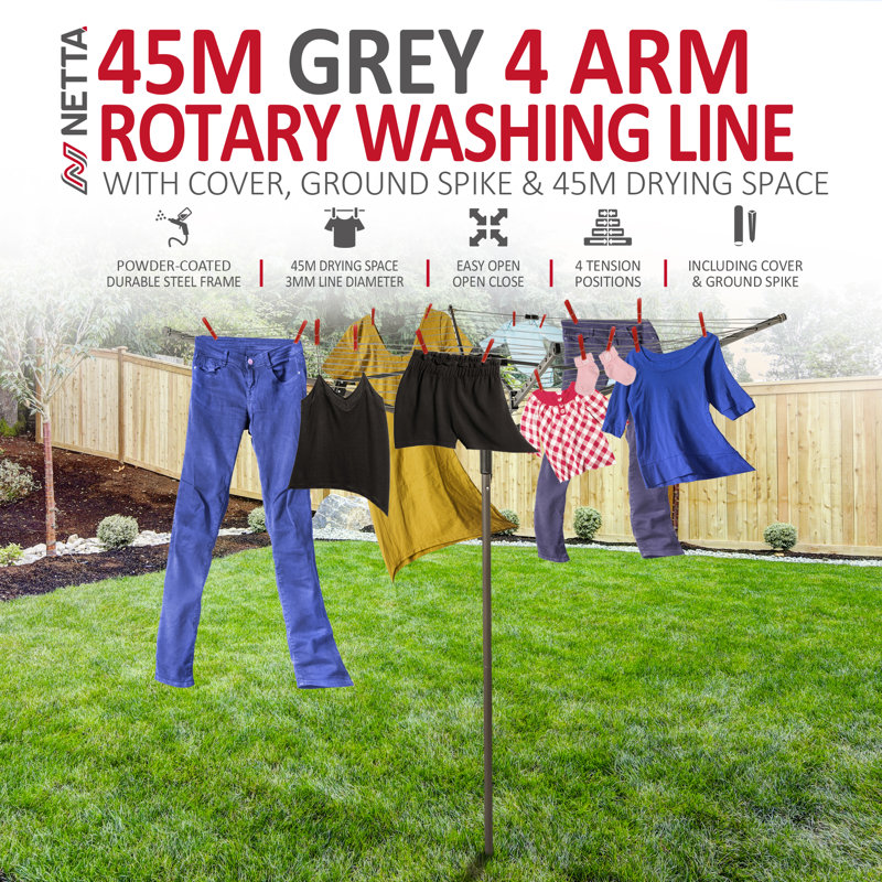 NETTA 45M Rotary Washing Line