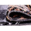 Tapis noir / doré Crigler-574299433