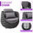 Martje Fully Assembled Altuminum Frame 6 - Person Polyester Rope Outdoor Seating Group with Cushions-429878140