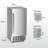 Electactic 80lbs/Day Chewable Ice Maker - Dual 9lb Bins, 6-Min Cycle, 304 Stainless Steel