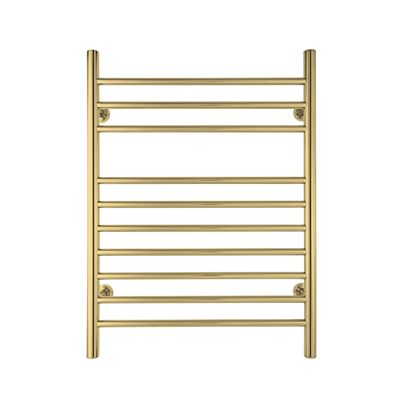 Chauffe-serviettes Infinity, or poli, double connexion, 10 barres
