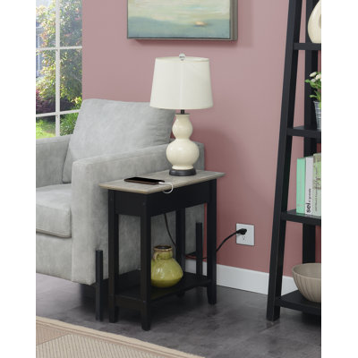 Carbin End Table and Built-In Outlets