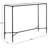 Sewall Metal And Glass Console Table-622875200