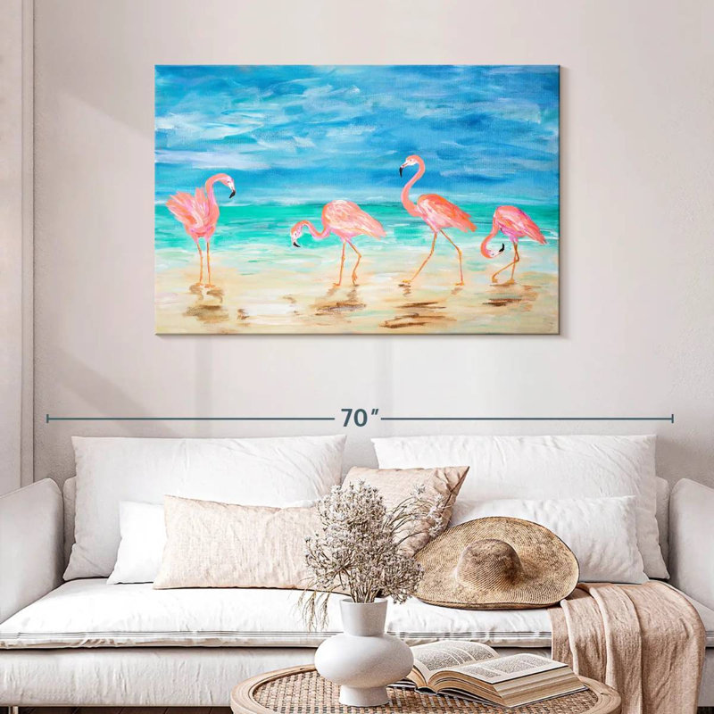 Brampt Sunny Flamingo Beach, H 30 po x l 45 po