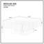 Table basse carrée moderne 31,5 pouces Handcraft-564354041