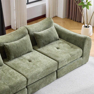 Modular Cloud Sofa, Convertible Folding Sofa Bed, Sectional Cushioned Sofa - Perfect for Living Room, Bedroom & Entertainment Space