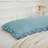 Dusty Blue Body Pillow Cover 20x54inches Long Pillowcase Ruffled Fringe Decor Sham Cute Pillowcase-123025784