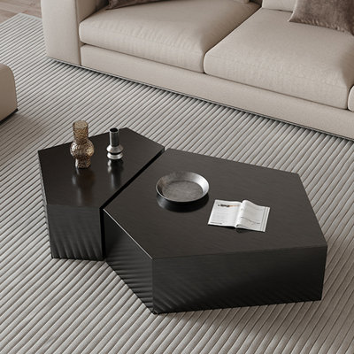 Light luxury modern coffee table set
