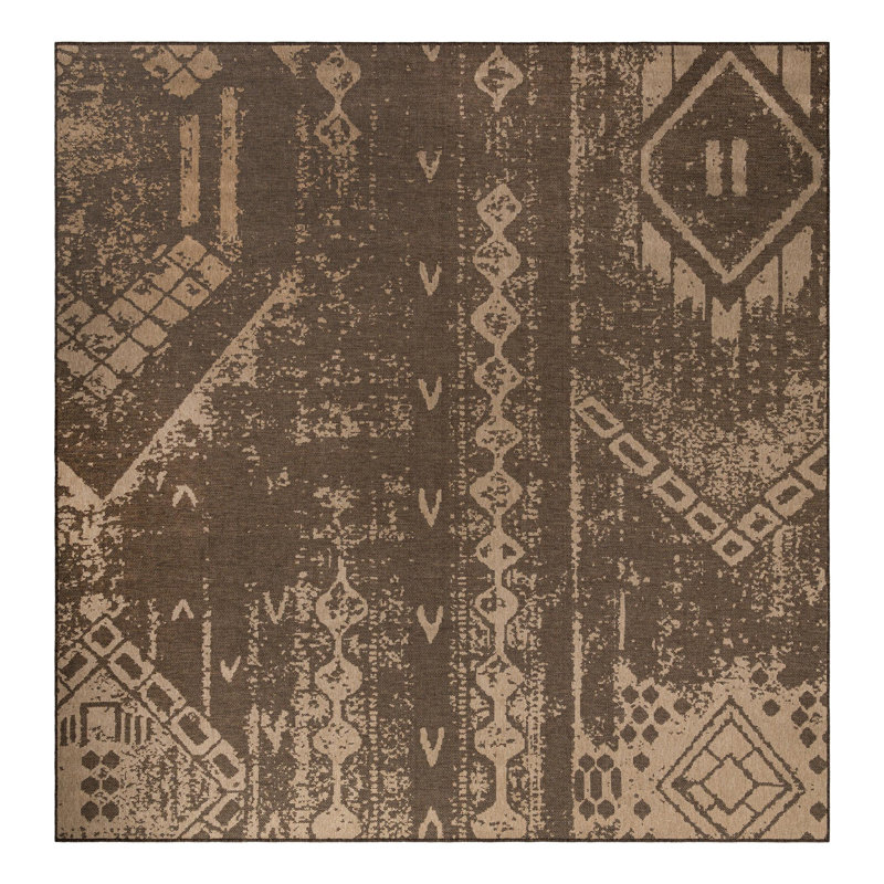 Abstract Indoor Rug, Square 12'