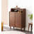 Modern Double-Door Solid Oak Shoe Cabinet-1806505247-1806505245