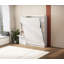 Lit escamotable vertical peu encombrant avec tablette et tiroirs, parfait pour la chambre à coucher, la chambre d'amis et les petits espaces de vie