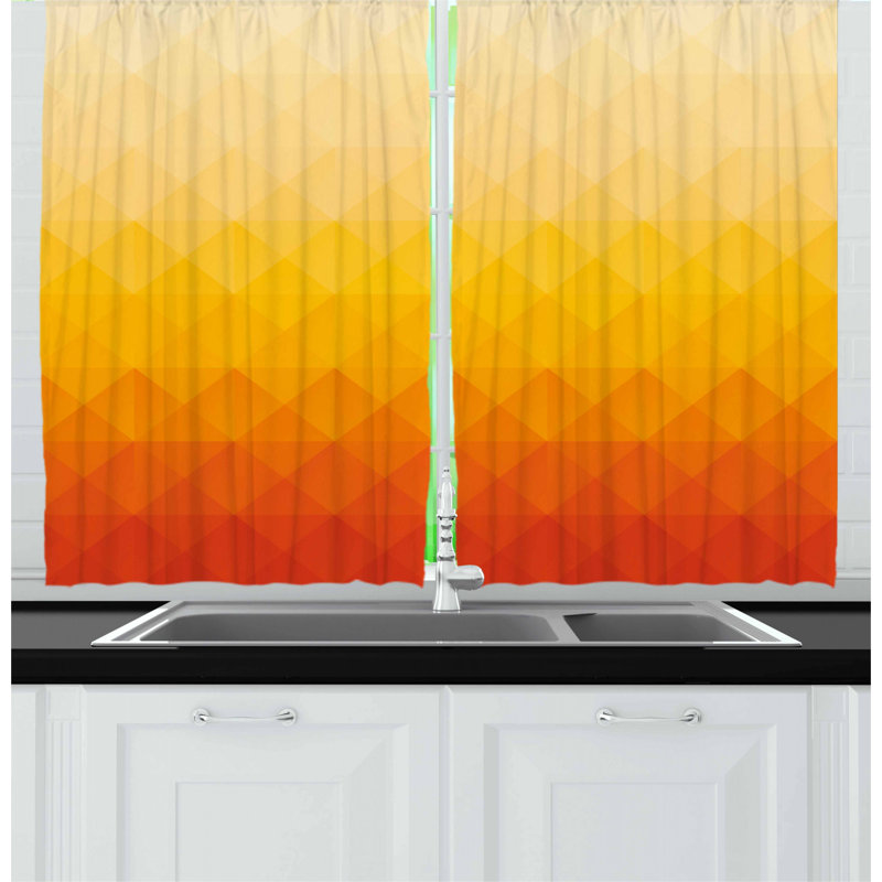 Pointed Kitchen Curtain