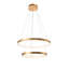 2 - Light LED Wagon Wheel Pendant
