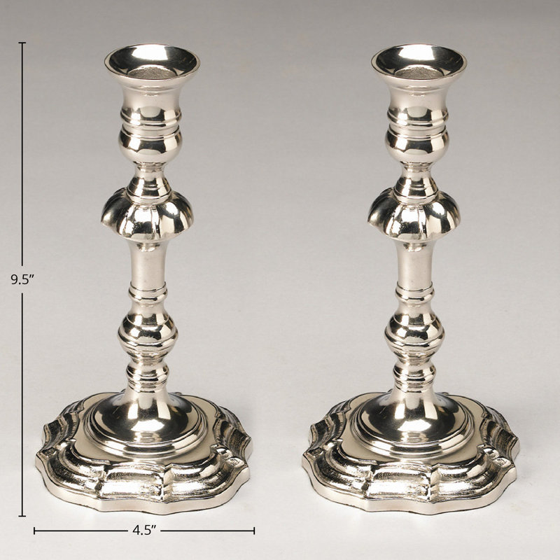 9.5" Aluminum Candlestick