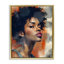 "Bold", "Portrait féminin audacieux", art mural sur toile flottante, par Kim Allen