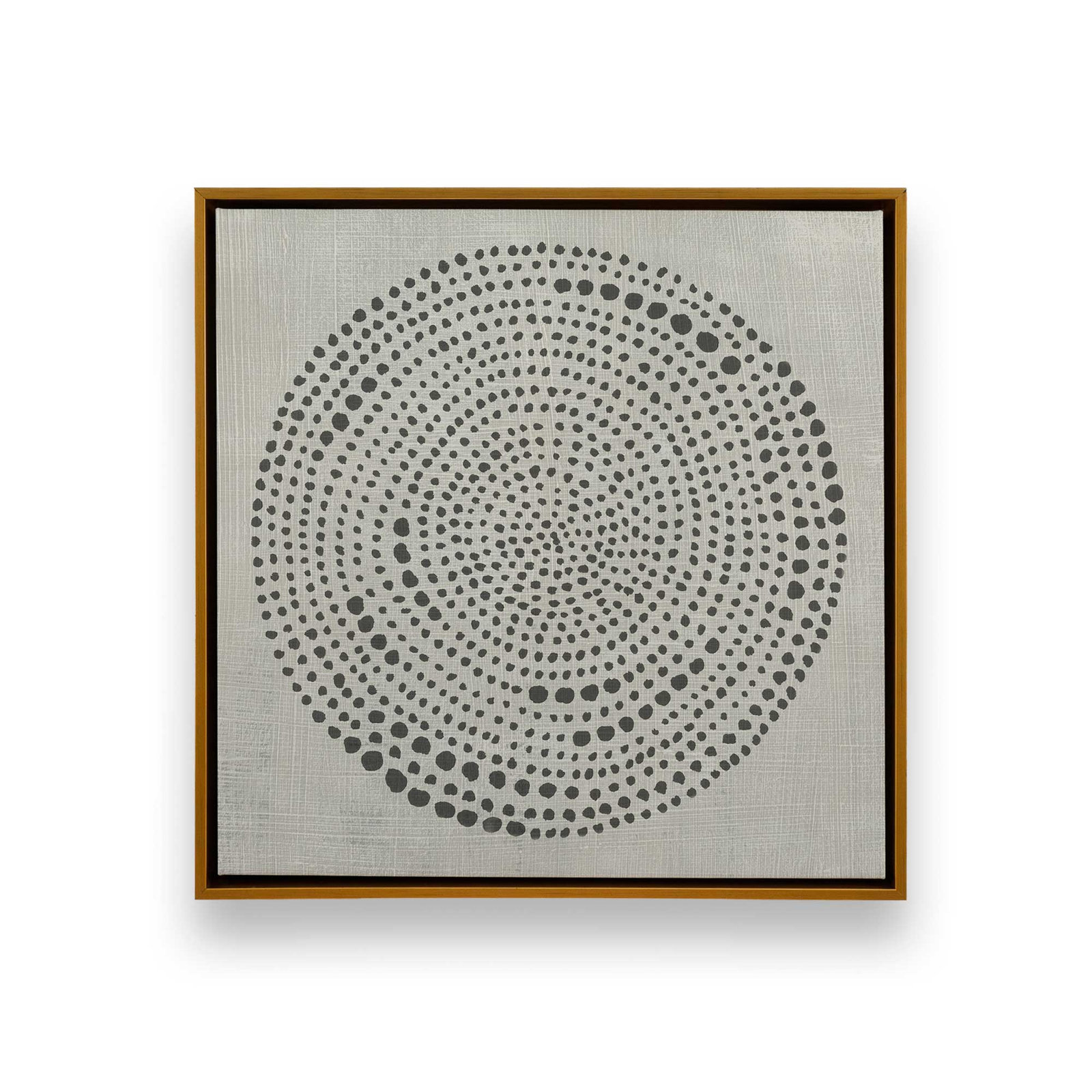 Mythos I Painting by Chariklia Zarris, 12" H x 12" W, Gold Floater Frame without Mat