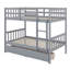 Lit superposé simple au-dessus de simple avec 2 tiroirs Design convertible polyvalent-1547993497